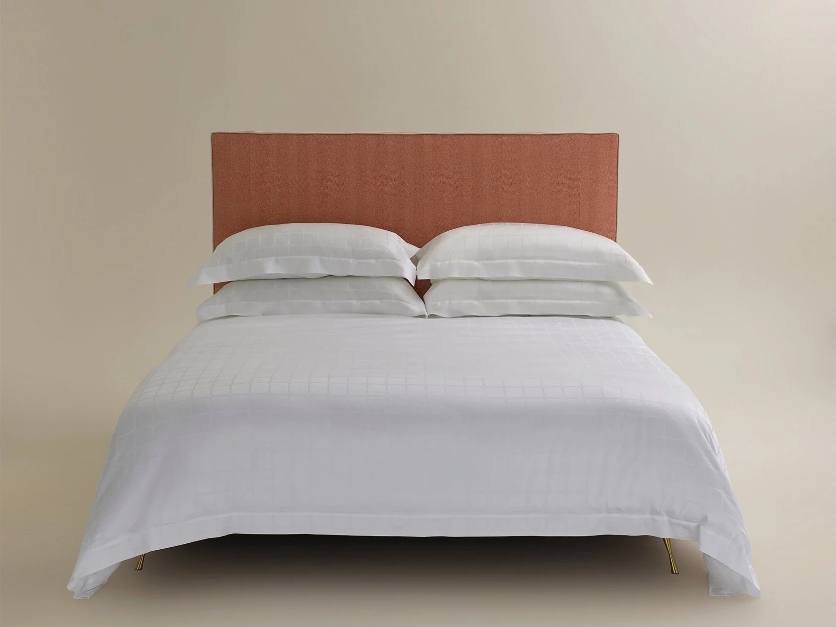 The Trellis Luxury Bed Linen Set - White - Image 3
