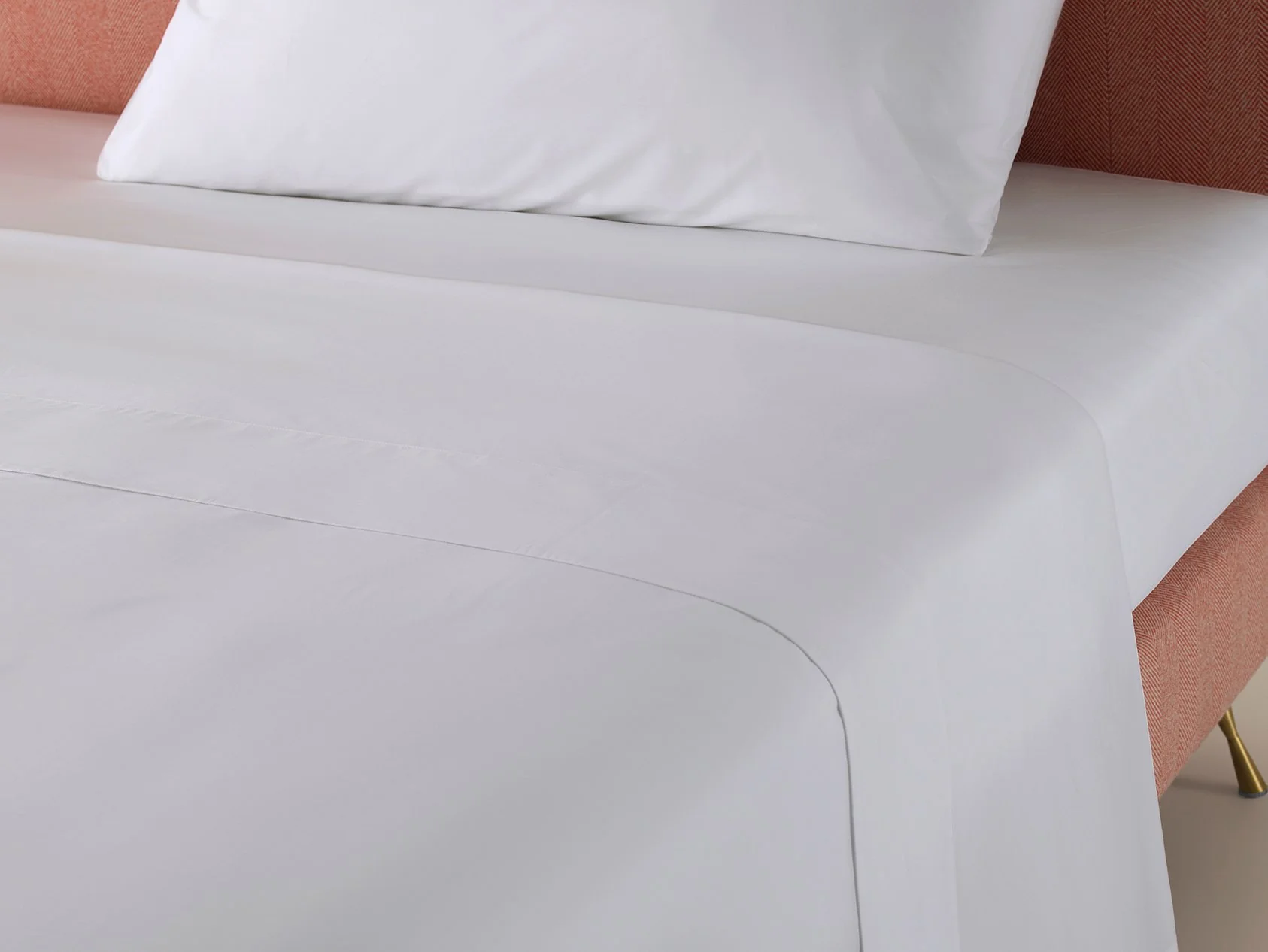 The Drift Luxury Cotton Percale Flat Sheet