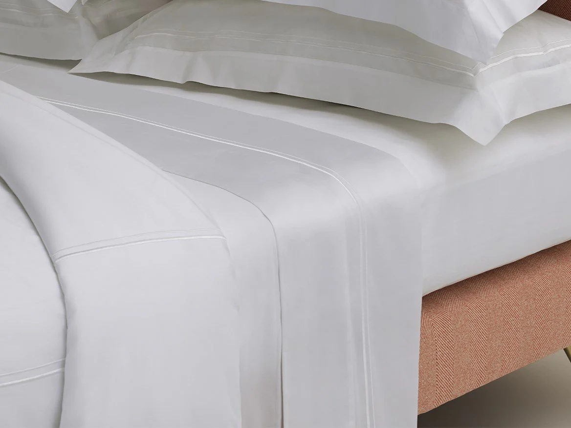 The Drift Luxury Cotton Percale Flat Sheet - Image 3