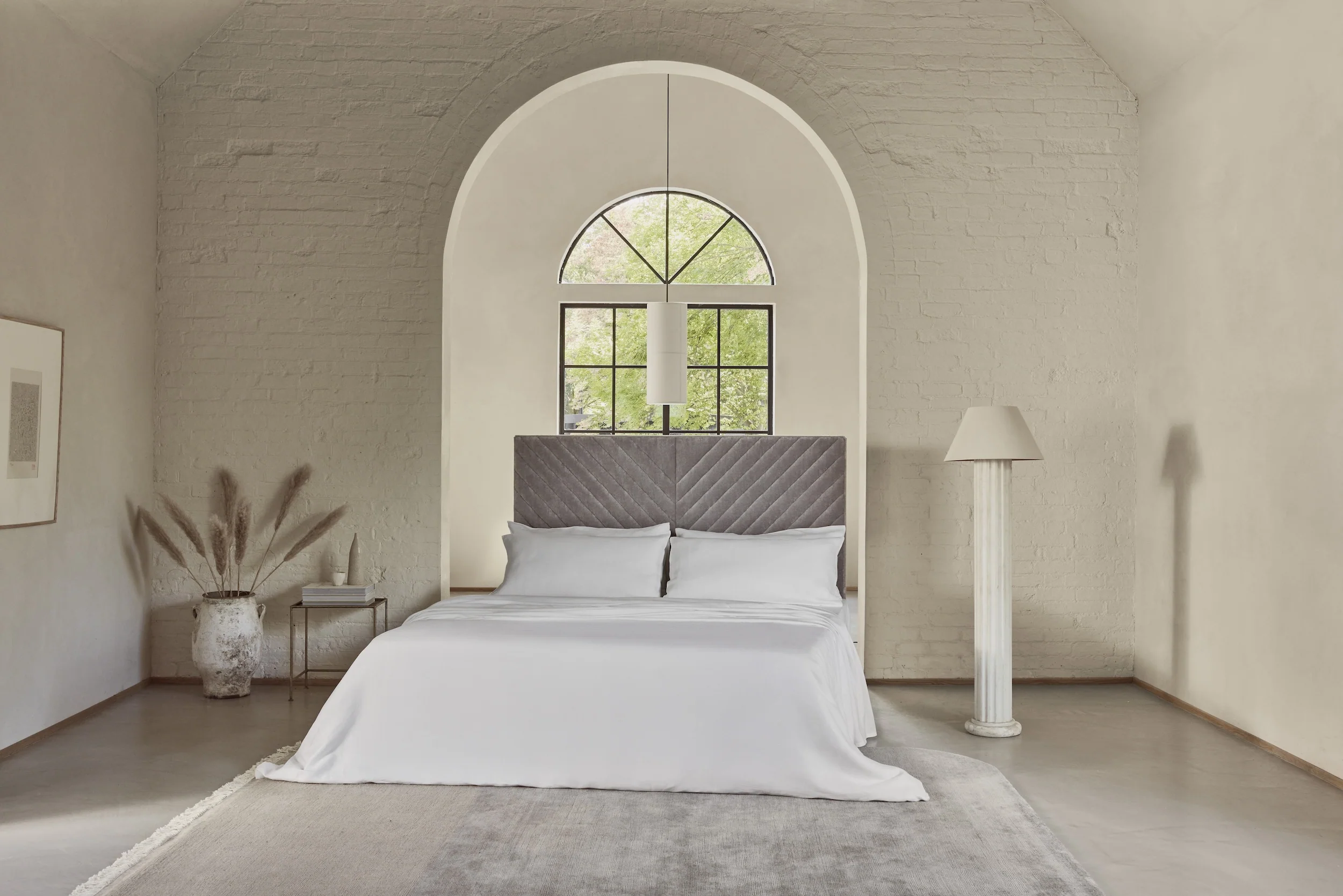 The Herringbone Bed Linen Set - White