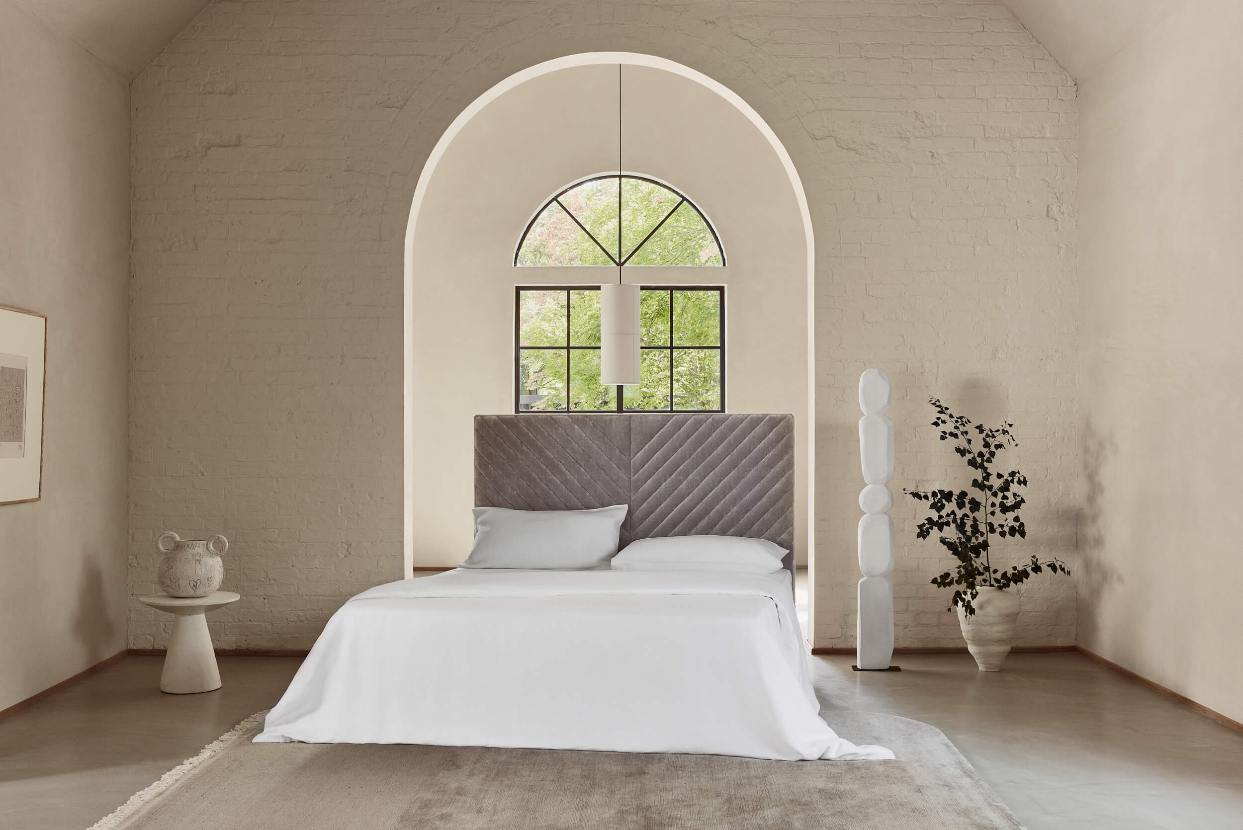 The Herringbone Bed Linen Set - White - Image 7
