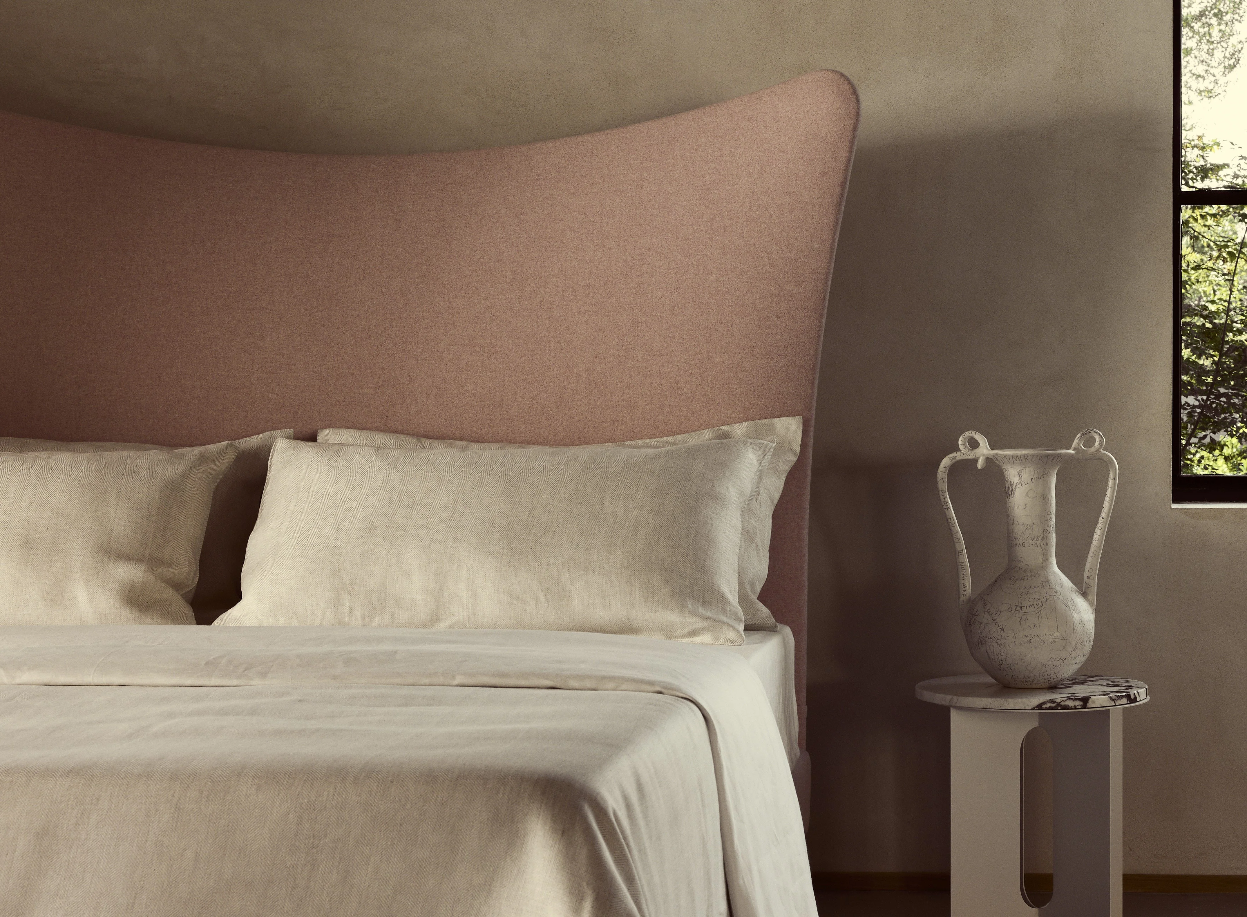 The Herringbone Pillowcase - Oatmeal - Image 5