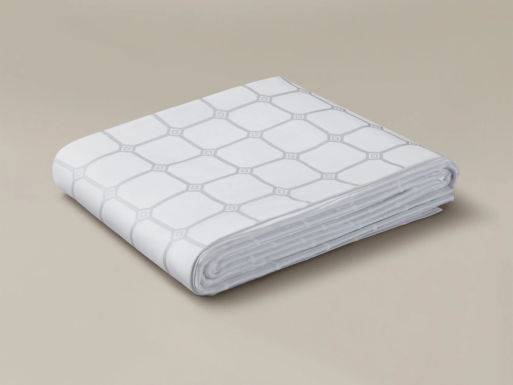 The Trellis Luxury Duvet Cover - White