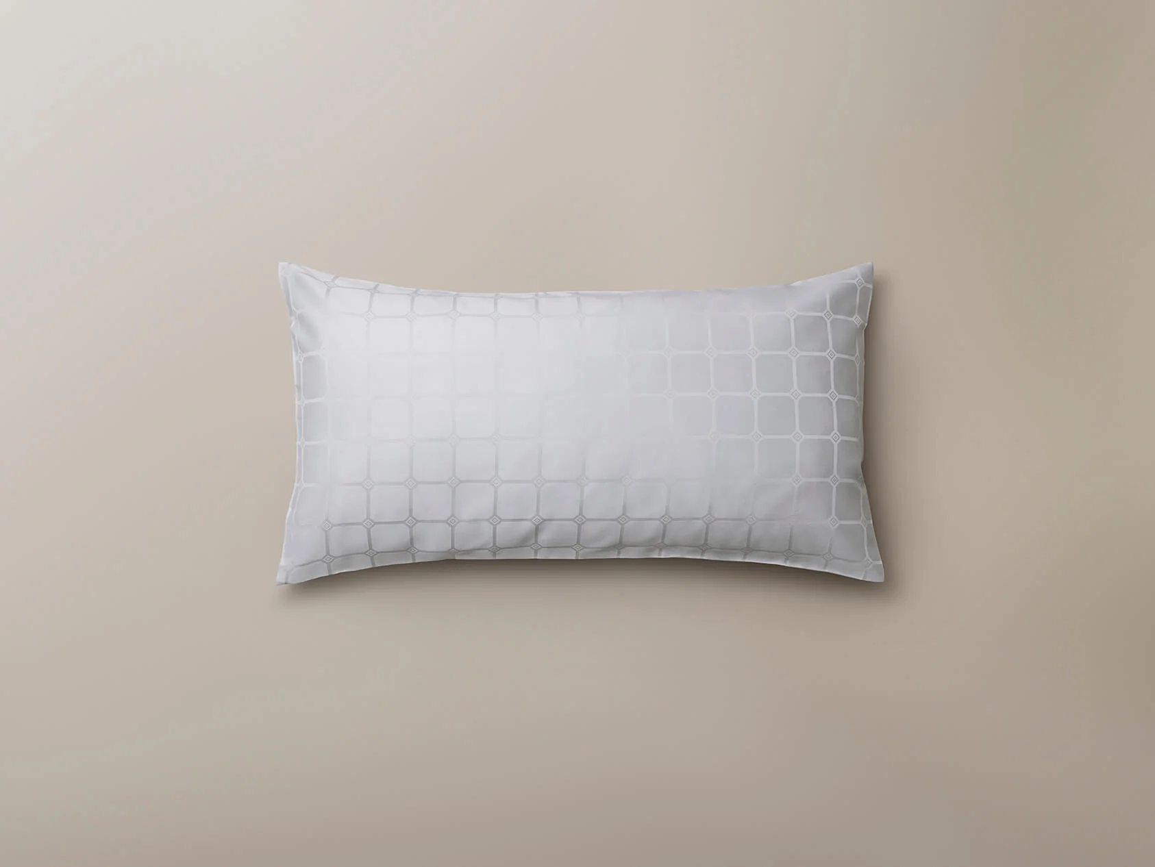The Trellis Luxury Pillowcase - White - Image 2