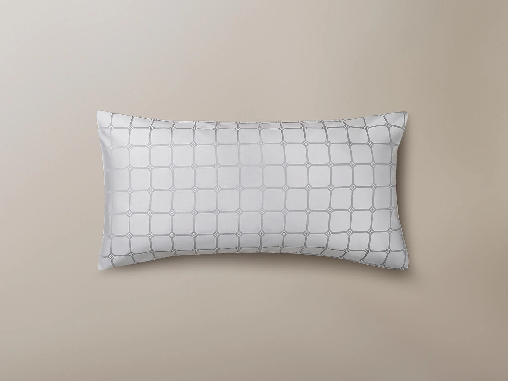 The Trellis Luxury Pillowcase - Silver - Image 2